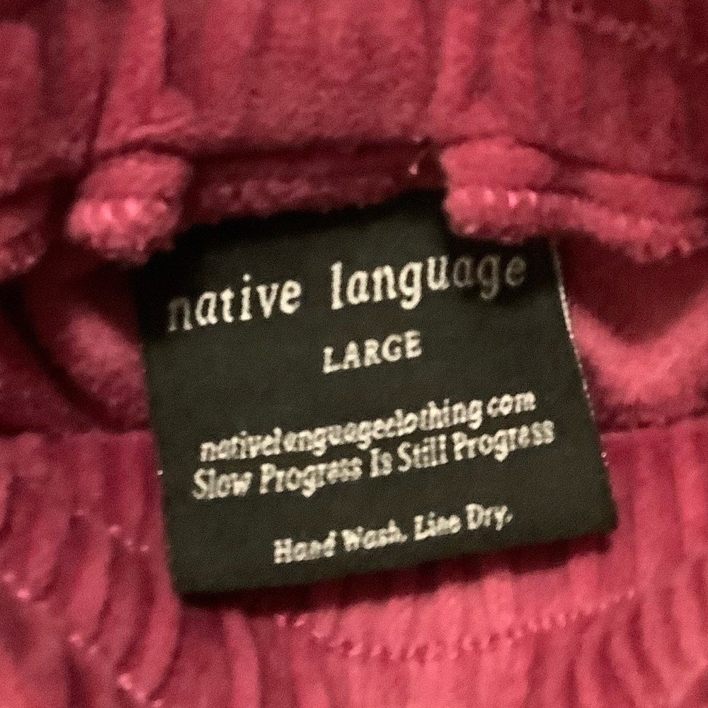 Native Language| Velour Drawstring Women’s Shorts Shorties- Raspberry Pink - Picture 2 of 7